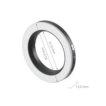 SmallRig 5203 Vibe P30 67mm Halka LED Video Işığı (Evrensel Dişli Filtre Adaptör Kiti)
