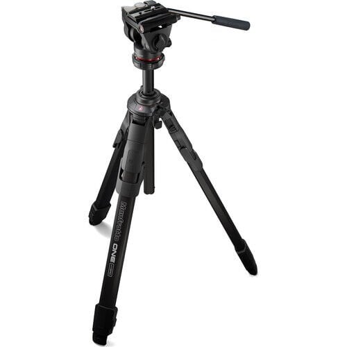Manfrotto ONE Hybrid Aluminum Tripod with 500X Fluid Head ( MKONEA-500X ) ÖN SİPARİŞ