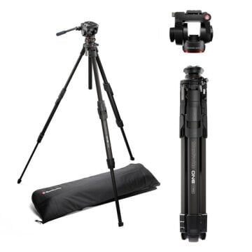 Manfrotto ONE Hybrid Aluminum Tripod with 500X Fluid Head ( MKONEA-500X ) ÖN SİPARİŞ
