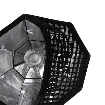 GDX BW-120 Octagon Izgaralı Gridli Softbox (120 cm Bowens)