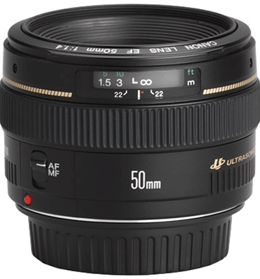 Canon EF 50mm f/1.4 USM Lens