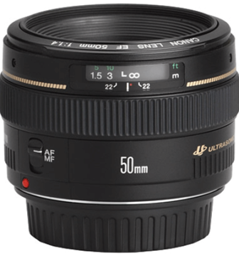 Canon EF 50mm f/1.4 USM Lens
