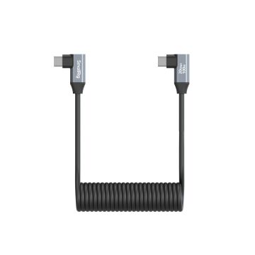 SmallRig 4793 USB-C (Açılı) - USB-C (Açılı) Sarmal Veri Kablosu