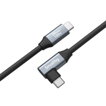 SmallRig 4791 USB-C (Düz) - USB-C (Açılı) Veri Kablosu (60 cm)