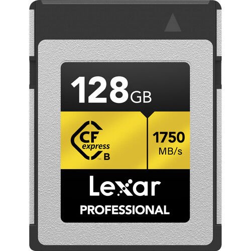 Lexar 128GB Professional CFexpress Type B Card GOLD Series 1750MB