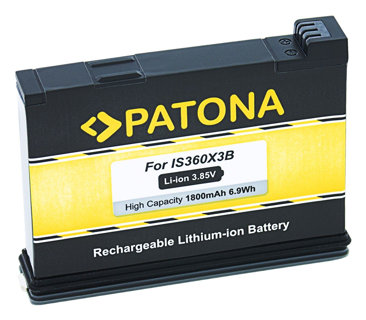 PATONA 1389 Battery f. Insta360 X3 CINAQBT/A