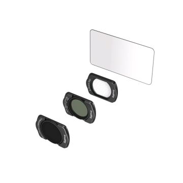 SmallRig 5122 DJI Osmo Pocket 3 için 1/4 Siyah Difüzyon & ND16 & CPL / 1/4 Siyah Difüzyon ve VND 2-5 /  6 Noktalı Yıldız  /  Ekran Koruyucu Çok İşlevli Filtre Kiti