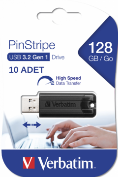 VERBATIM 49319 - 128GB USB 3.0 DRIVE STORE NO GO 10 ADET