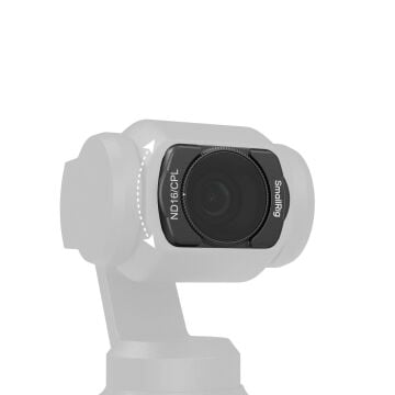 SmallRig 4776 DJI Osmo Pocket 3  için VND2-5 /  ND16/CPL / LPF Filtresi / Ekran Koruyucu Filtre Kiti