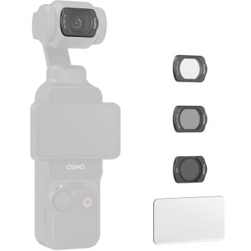SmallRig 4775 DJI Osmo Pocket 3  için / Beyaz Difüzyon / CPL Filtre / Ekran Koruyucu Filtre Seti