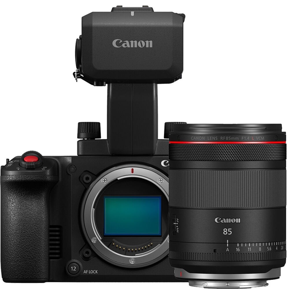Canon EOS C50 Body + RF 85mm f/1.4 L VCM Lens
