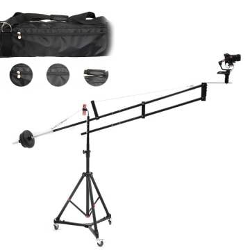 Pikolo Profesyonel Jimmy Jib (300cm) (10Kg Kapasiteli)