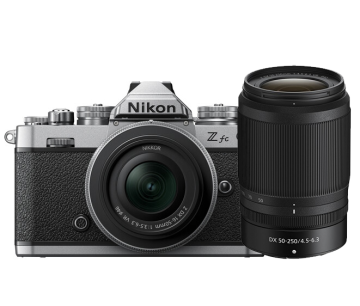 Nikon Z fc Body + 16-50mm VR + 50-250mm VR Çift Lensli Set (7292 TL Geri Ödeme)