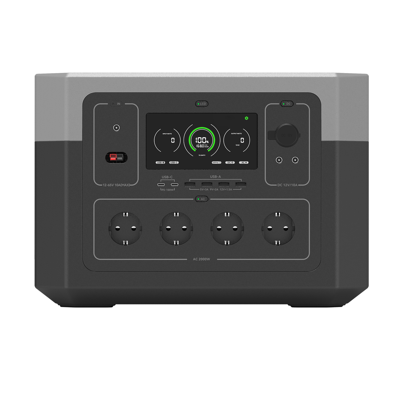 PATONA 9983 Platinum Powerstation Autarc 2000W PD100W USB5V/3A DC12V/10A