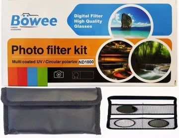 Böwee 67mm Filtre Seti (UV-Polarize-ND1000)