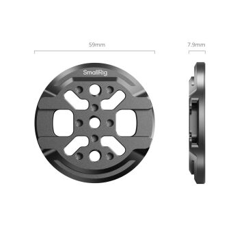 SmallRig 5155 Metal Montaj Plakası (Telefonlar için)