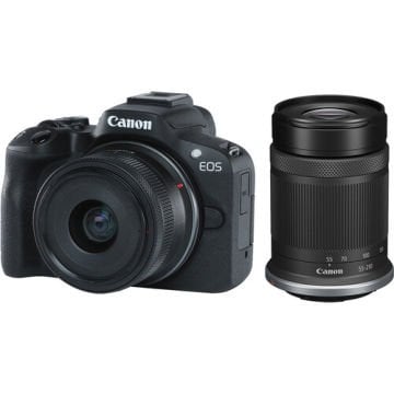 Canon EOS R50 RF 18-45mm + 55-210mm Lens Kit