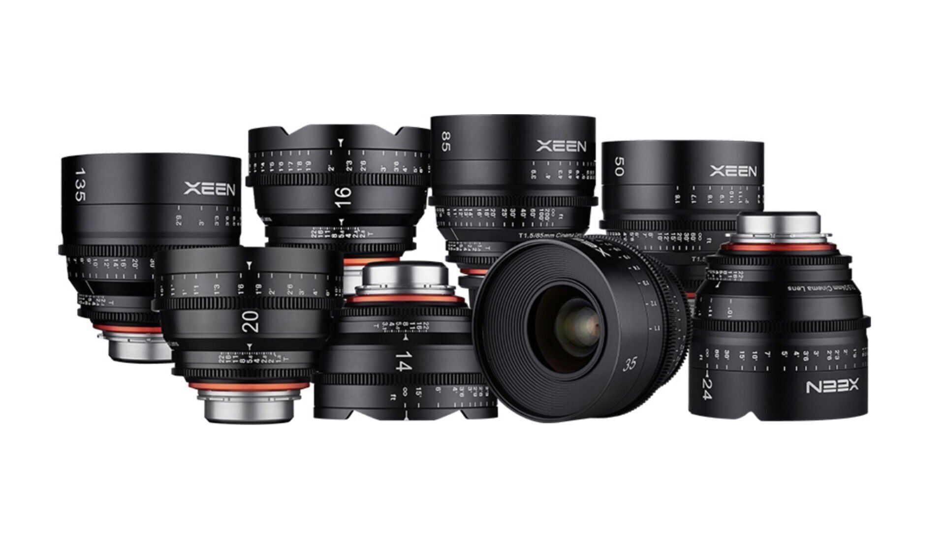 XEEN CLASSIC 14,16,20,24,35,50,85,135mm T1.5 Cine 8'li Set  (Canon EF)