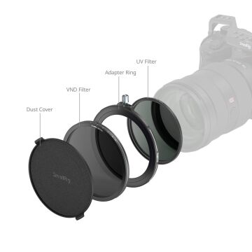 SmallRig 4781 82mm UV ve VND Filtre Takımı