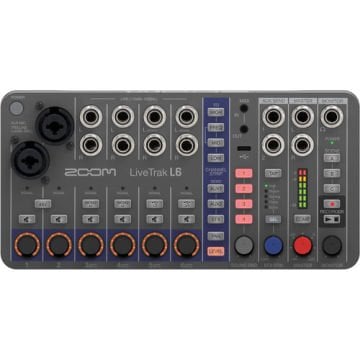 Zoom LiveTrak L6 10-Kanal Compact Dijital Mikser