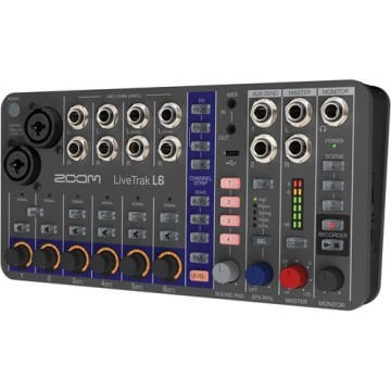Zoom LiveTrak L6 10-Kanal Compact Dijital Mikser