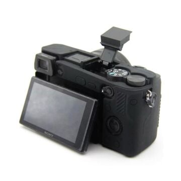 Sanger Silikon Kılıf Sony A6300 Uyumlu Siyah