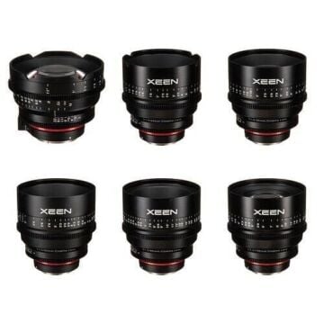 XEEN CLASSIC 14,20,24,35,50,85mm T1.5 Cine 6'lı Set  (Canon EF)