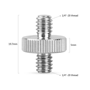 SmallRig 1/4 ''Çift Uçlu Vida 828