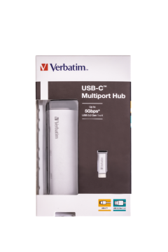 VERBATIM 49147 - USB-C MULTIPORT HUB 4-PORT USB 3.2 GEN 1 TYPE A