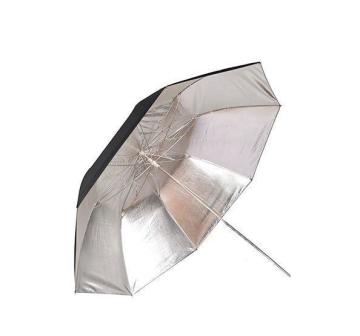 SYYD 130cm Derin Siyah/Gümüş Şemsiye