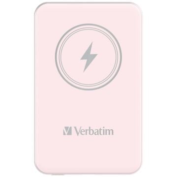 VERBATIM 32243 Magsafe 5000 Mah Manyetik Kablosuz Pembe Powerbank