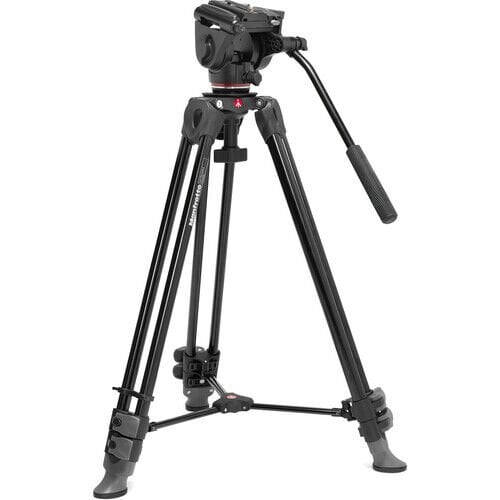 Manfrotto MVK500X Fluid Head with Aluminum Tripod Kit