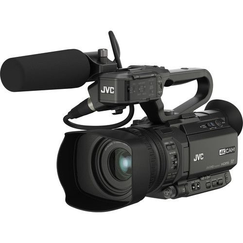 JVC GY-HM200E 4KCAM Compact Handheld Camcorder