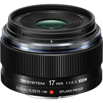 OM SYSTEM M.Zuiko Digital 17mm f/1.8 II Lens