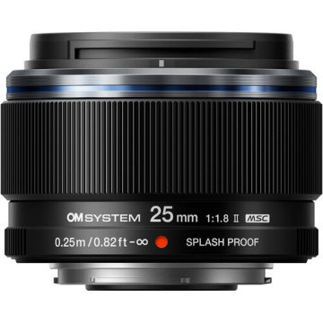 OM SYSTEM M.Zuiko Digital 25mm f/1.8 II Lens
