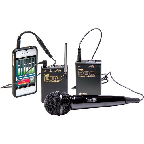 Azden WMS-PRO+i VHF Wireless Yaka ve El Mikrofonu
