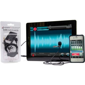Azden EX-503i Yaka Mikrofonu Telefon ve Tablet Uyumlu