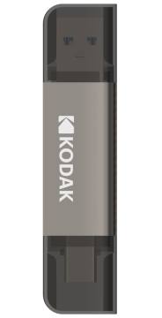 Kodak SD ve Micro SD Kart Okuyucu Type-C + USB (2-IN-1) C210