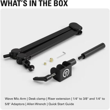 Elgato 10AAY9901 Wave Mikrofon Kolu MK.2 Yayın Mikrofon Kolu