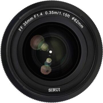 Sirui AURORA 35mm F1.4 Auto-Focus Lens (E Mount, Siyah)