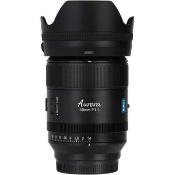 Sirui AURORA 35mm F1.4 Auto-Focus Lens (E Mount, Siyah)