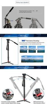 Digipod A-3205VH Video Monopod Kiti