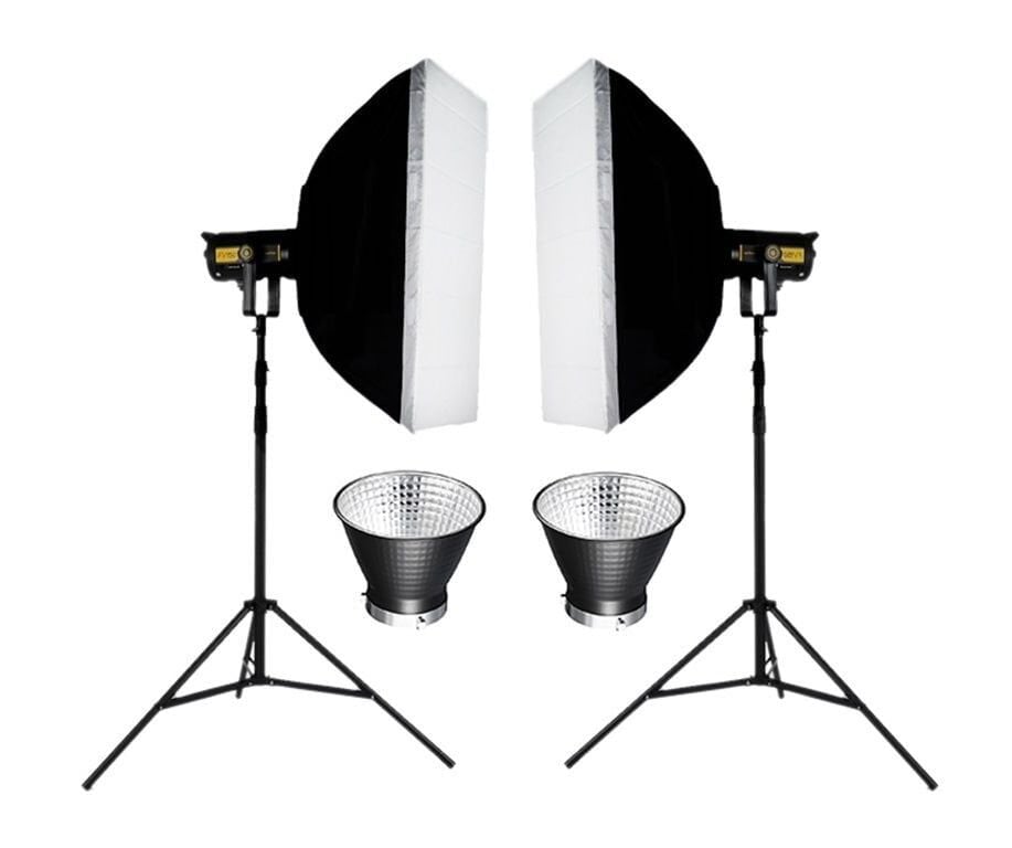 PATONA COB-200 Watt Bi Color İki'li Kit LED Video Işığı