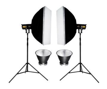 PATONA COB-200 Watt Bi Color İki'li Kit LED Video Işığı