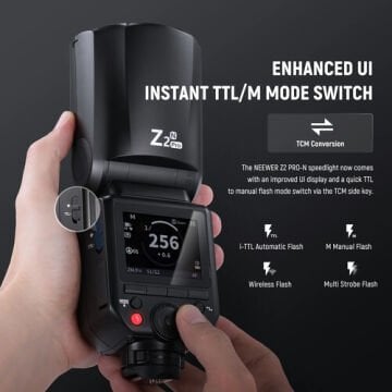 Neewer Z2 PRO-F TTL Yuvarlak Kafa Flaş (Fujifilm)