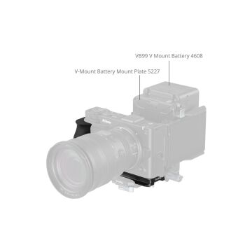 SmallRig 5466 Nikon ZR  için Silikon Saplı  L Şekilli Montaj Plakası