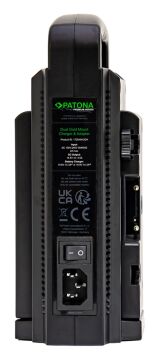 Patona 1725 Premium Gold Mount Dual Charger
