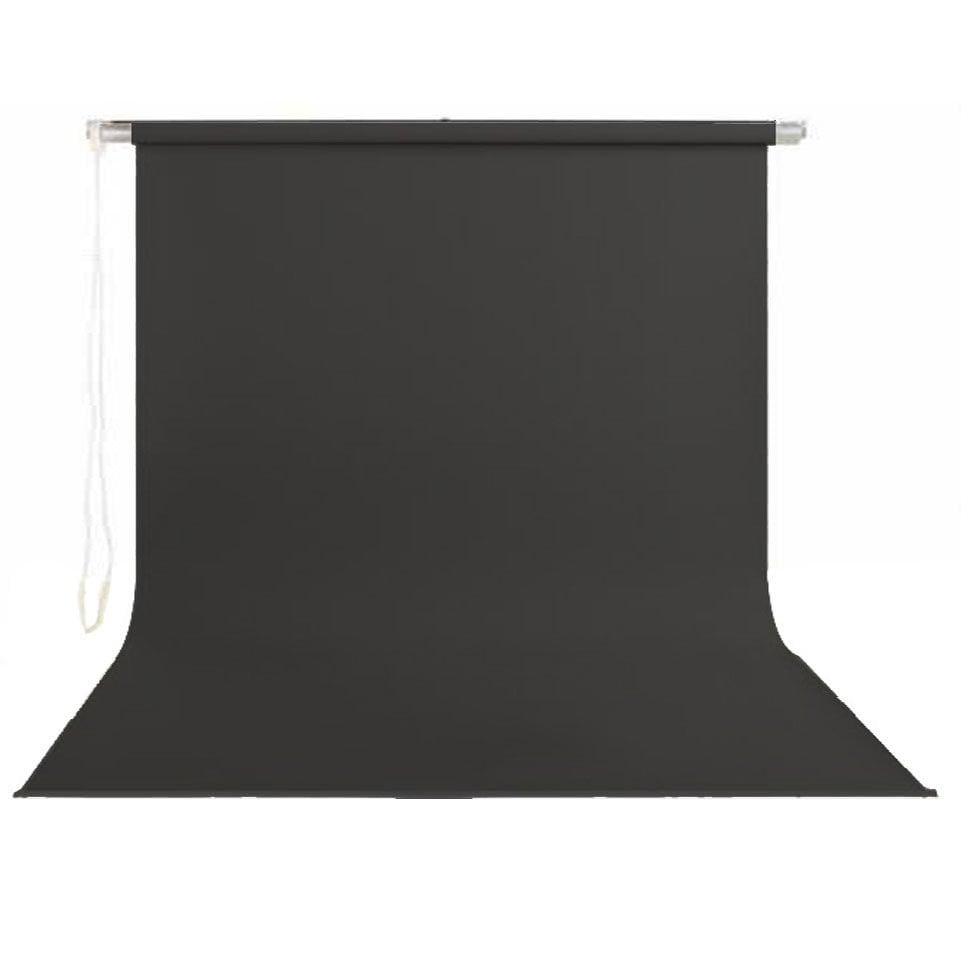 Stil Fon 195cm x 300cm Sonsuz Siyah Fon Perdesi Seti