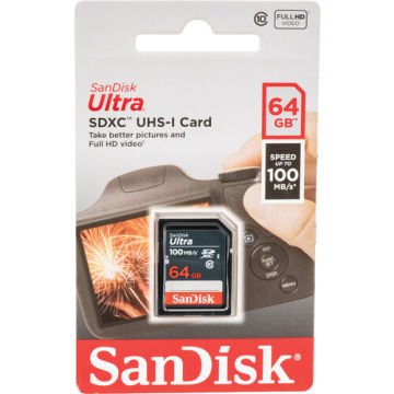 SanDisk 64GB Ultra SDXC UHS-I Hafıza Kartı