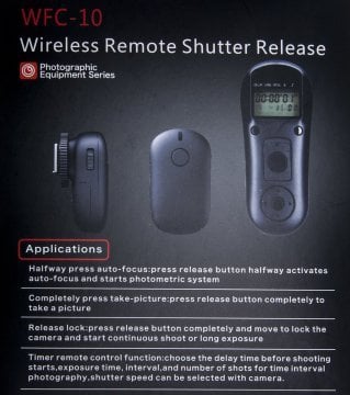 Wireless Remote Shutter Release